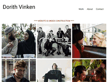 Tablet Screenshot of dorithvinken.nl